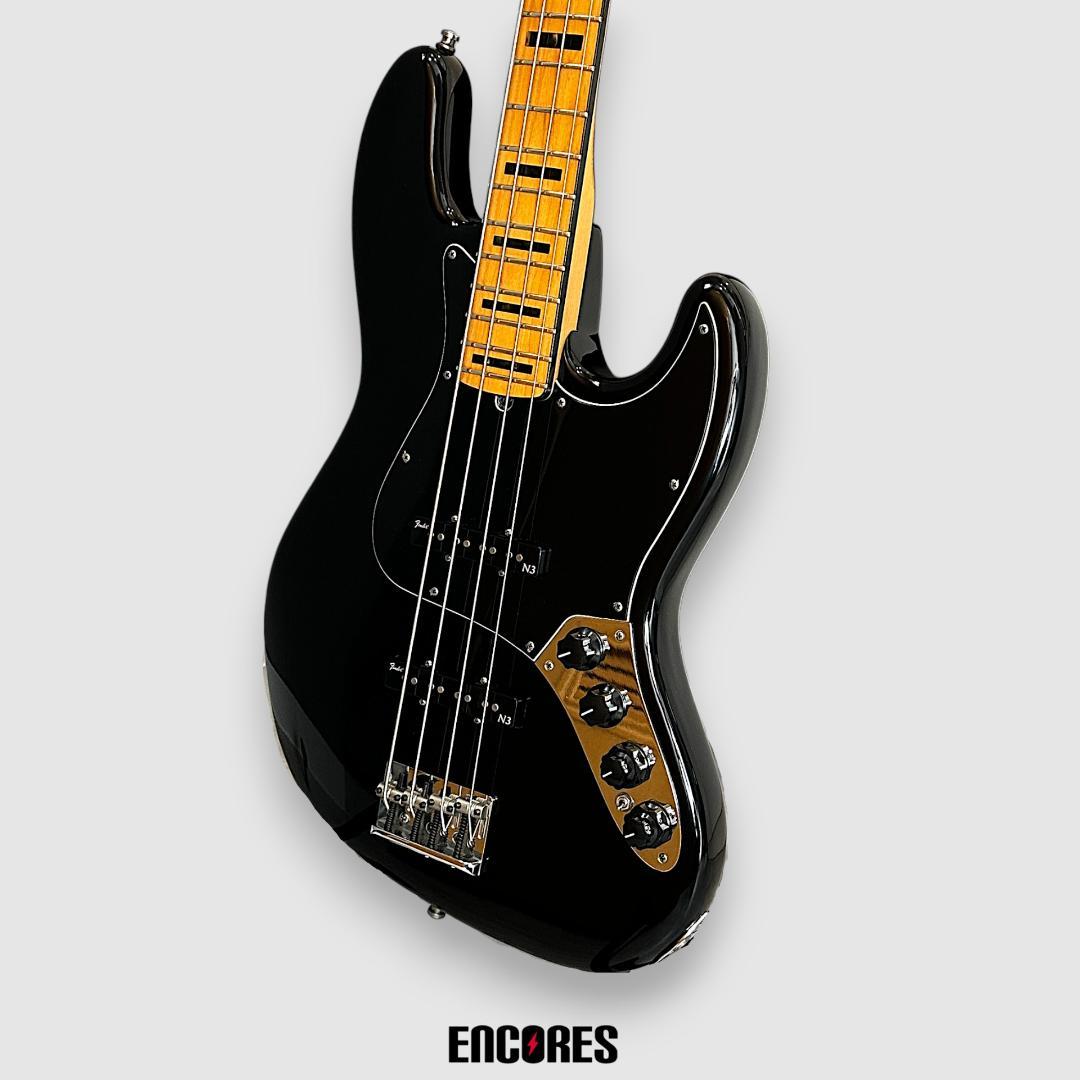 ベース Fender American Deluxe JazzBass N3 Black
