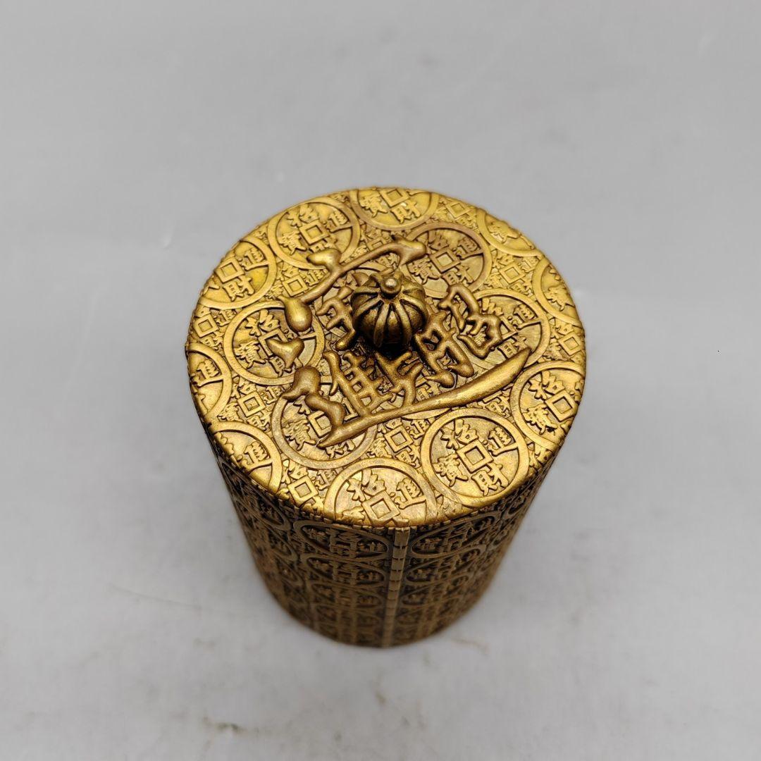 銅器 茶筒 茶器 茶道具 香道具 物入れ 装飾品 工芸品 置物