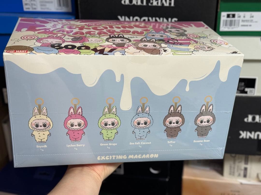 Popmart THE MONSTERS Macaron ぬいぐるみLabubu