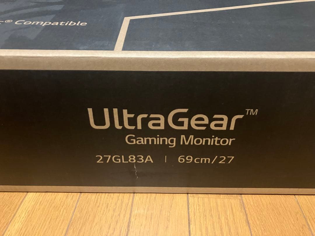 LG ウルトラギア　27GL83A WQHD 144Hz モニターアーム付き