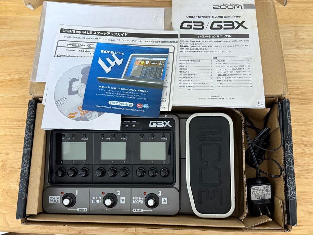 ZOOM G3X ギター マルチエフェクター