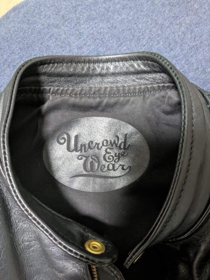 Uncrowd シングルライダース　BLUCO　牛革　クリーニング済　ハーレー