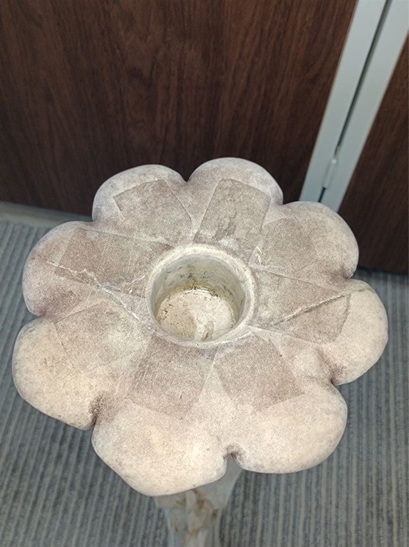 [八5790] 装飾台座　燭台　高さ約49㎝