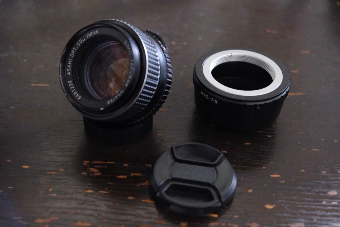 SMC Takumar 50mm F1.4 Fuji Xマウントアダプター付