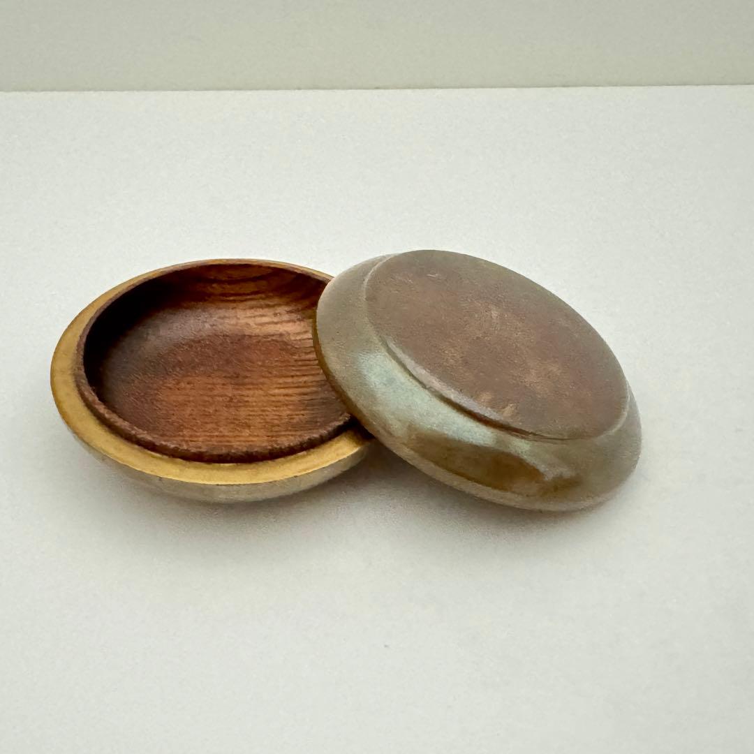 茶道具 京都 小椋左近 銀平丸香合 漆器 共箱