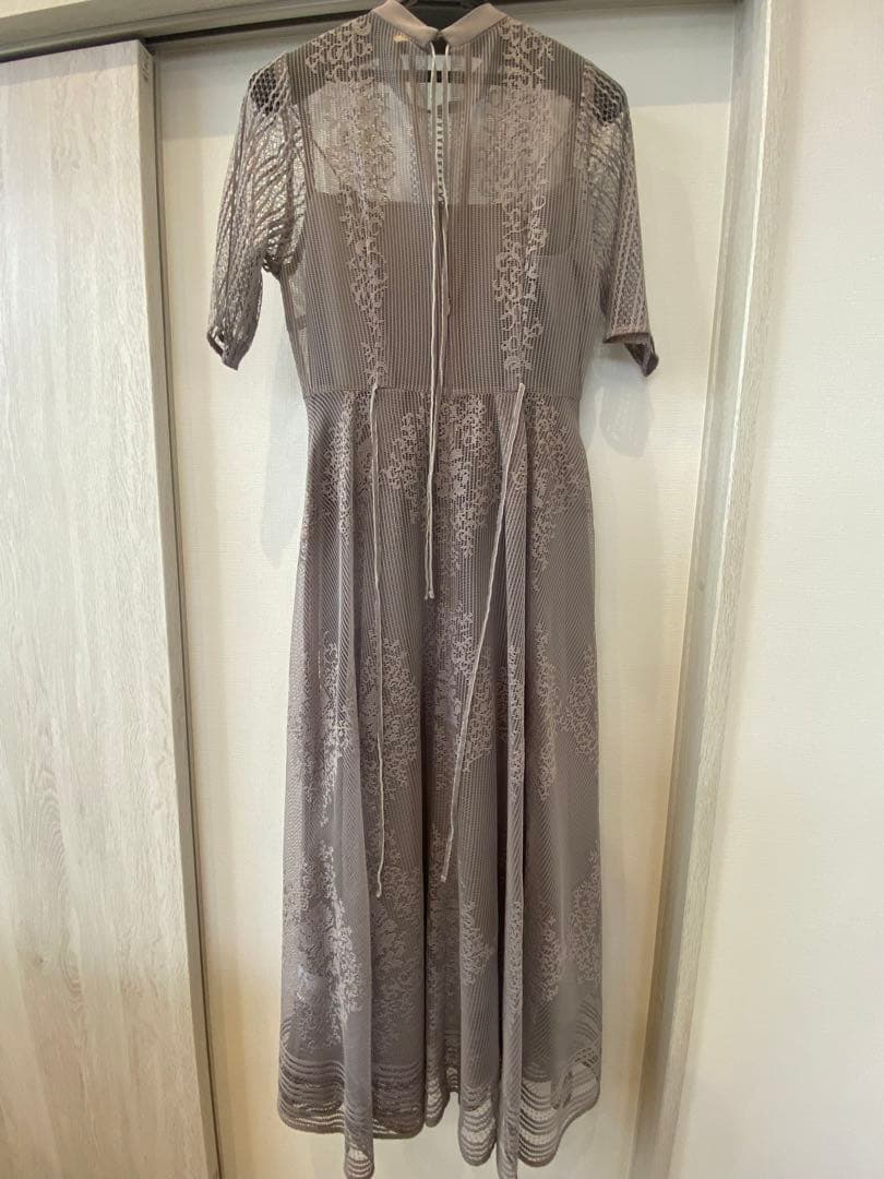 【FRAY I.D】美品_グレージュオケージョンドレス