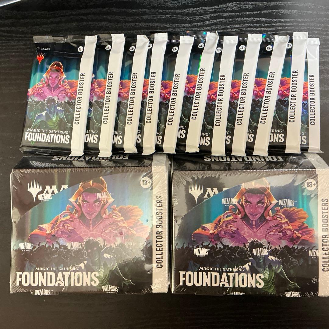 mtg ファウンデーションズ コレクターブースター英語版2boxと11パック