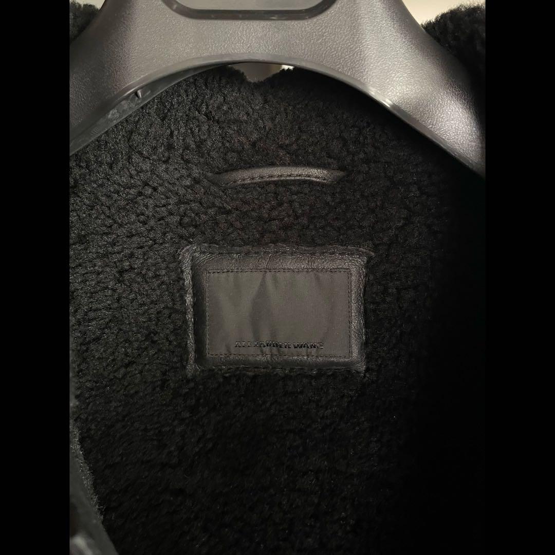 【ppktu】ALEXANDER WANG ムートン【美品】ブラック