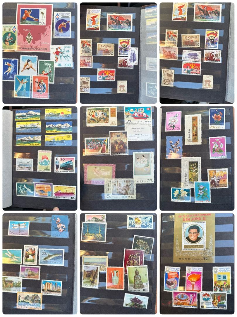 値下げ交渉可　北朝鮮・ロシア 切手コレクション　セット