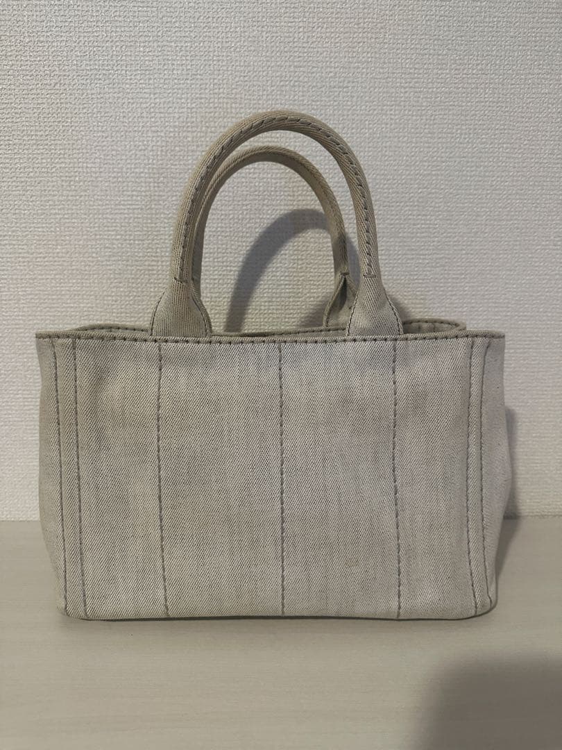 PRADA プラダ 2WAY デニム生地ショルダーバッグ