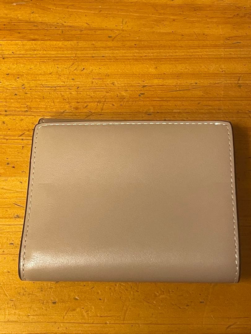 COACH ELIZA SMALL WALLET 二つ折り財布　ベージュ