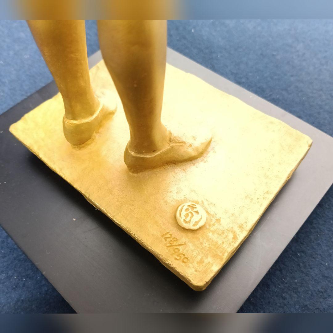 さっちゃん矢野秀徳 ブロンズ像 シャボン玉128/950 オブジ AK68