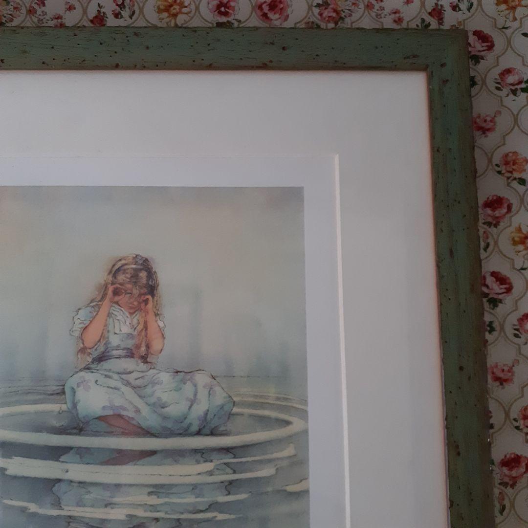 ☆サイン入りリトグラフと洋書絵本☆不思議の国のアリス