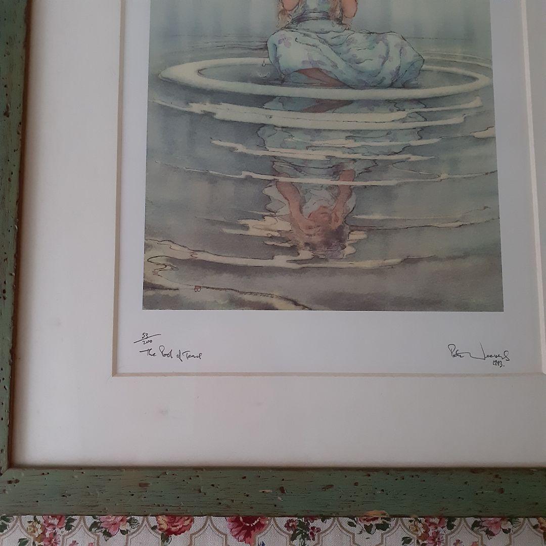 ☆サイン入りリトグラフと洋書絵本☆不思議の国のアリス