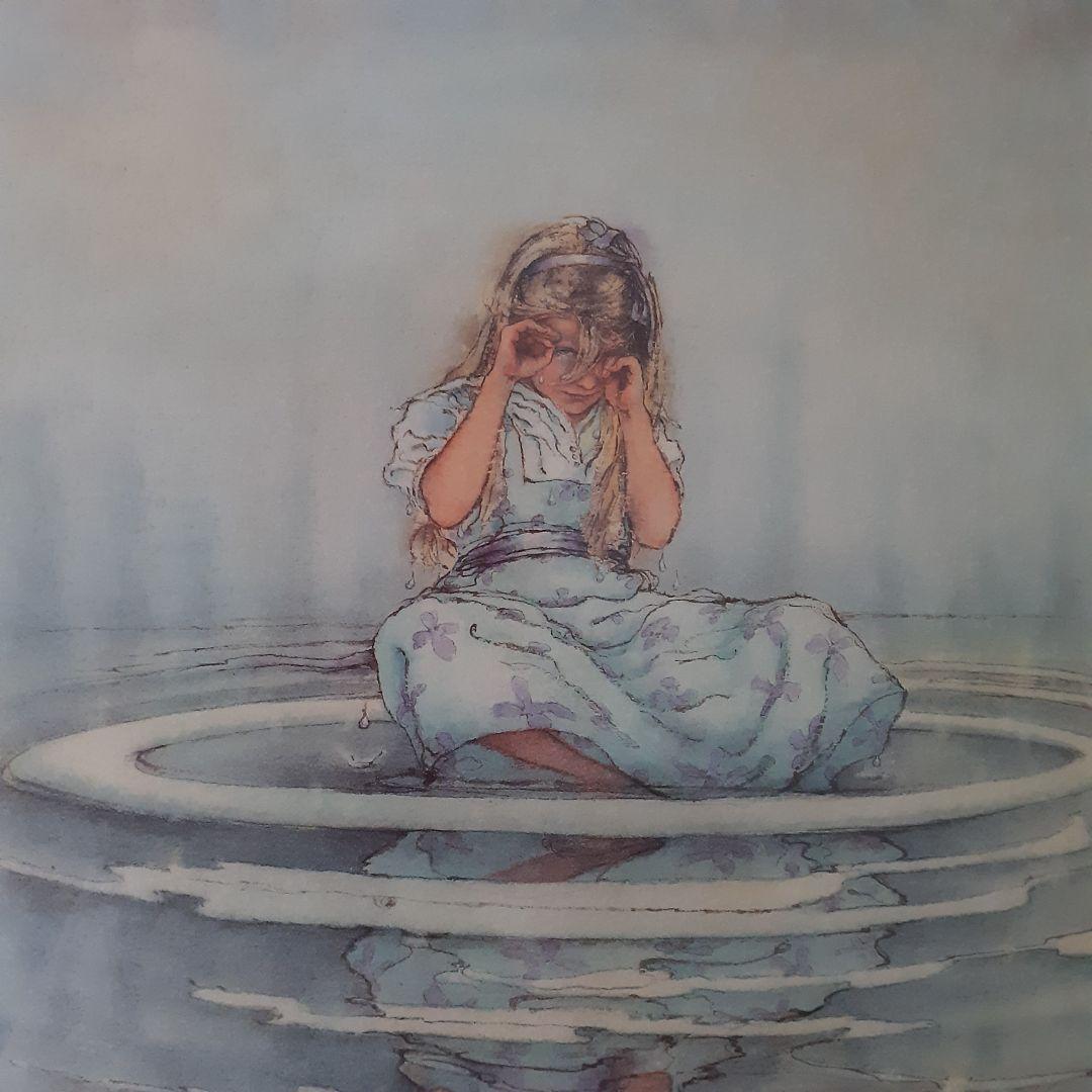 ☆サイン入りリトグラフと洋書絵本☆不思議の国のアリス