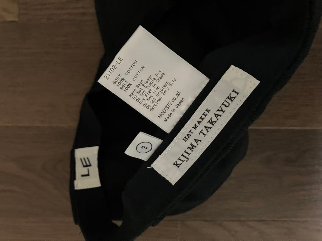 LE / エルイー　KIJIMA TAKAYUKI キジマタカユキ CAP