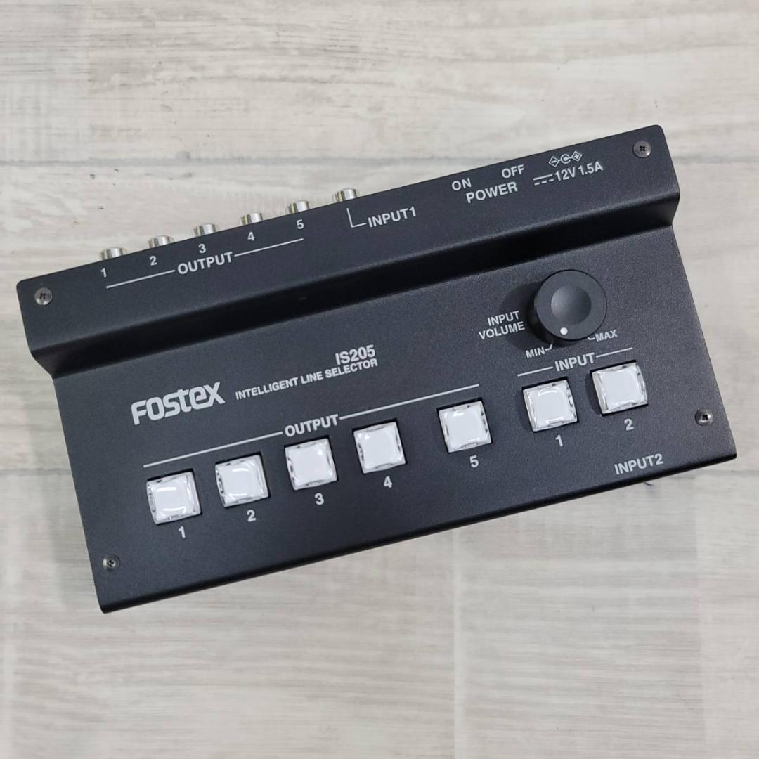 【美品】FOSTEX インテリジェント・ライン・セレクター IS205