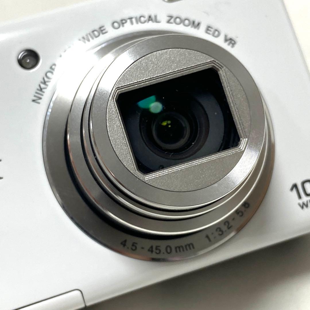 Nikon COOLPIX S6200 コンデジ ホワイト 16 メガピクセル