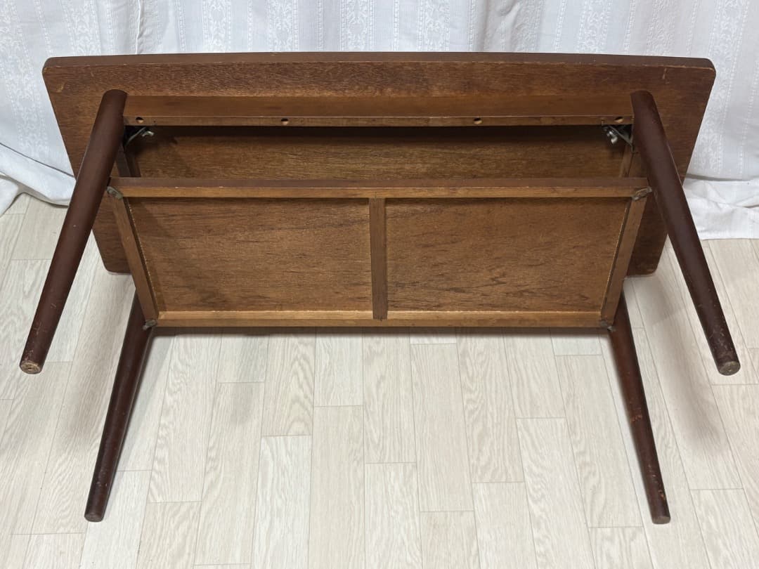 ポ*キ様 昭和レトロ　ローテーブル　座卓　ちゃぶ台　モニター台　木製　空間作り