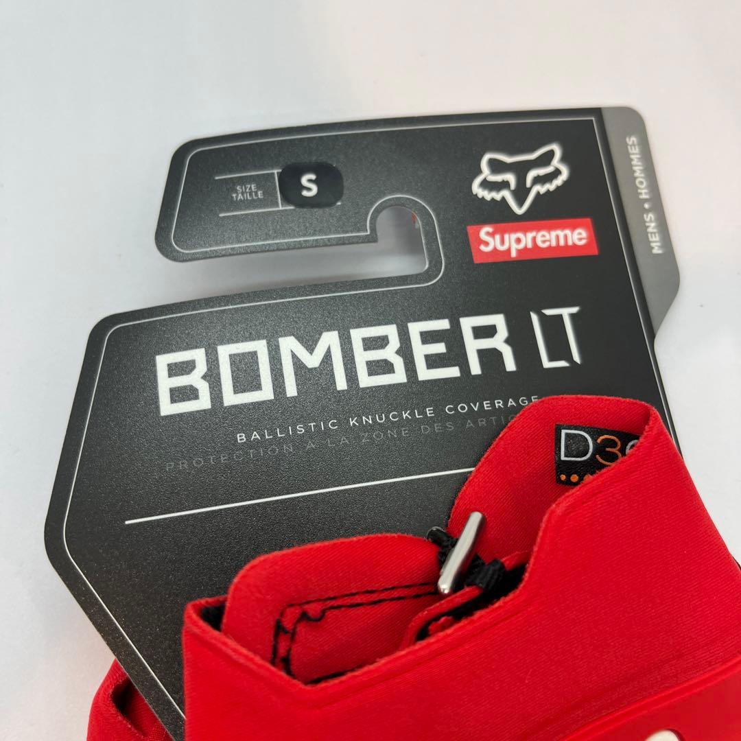 未使用品　18SS Supreme Fox Racing Gloves 赤 S