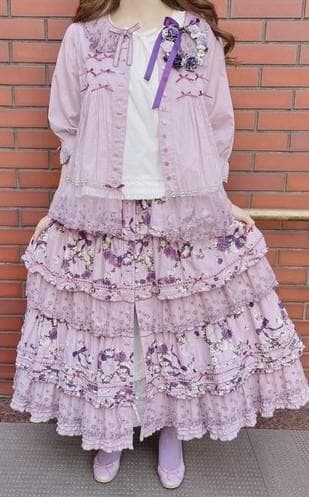 m.kページ　ローズリースコサージュパープルPINKHOUSEピンクハウス