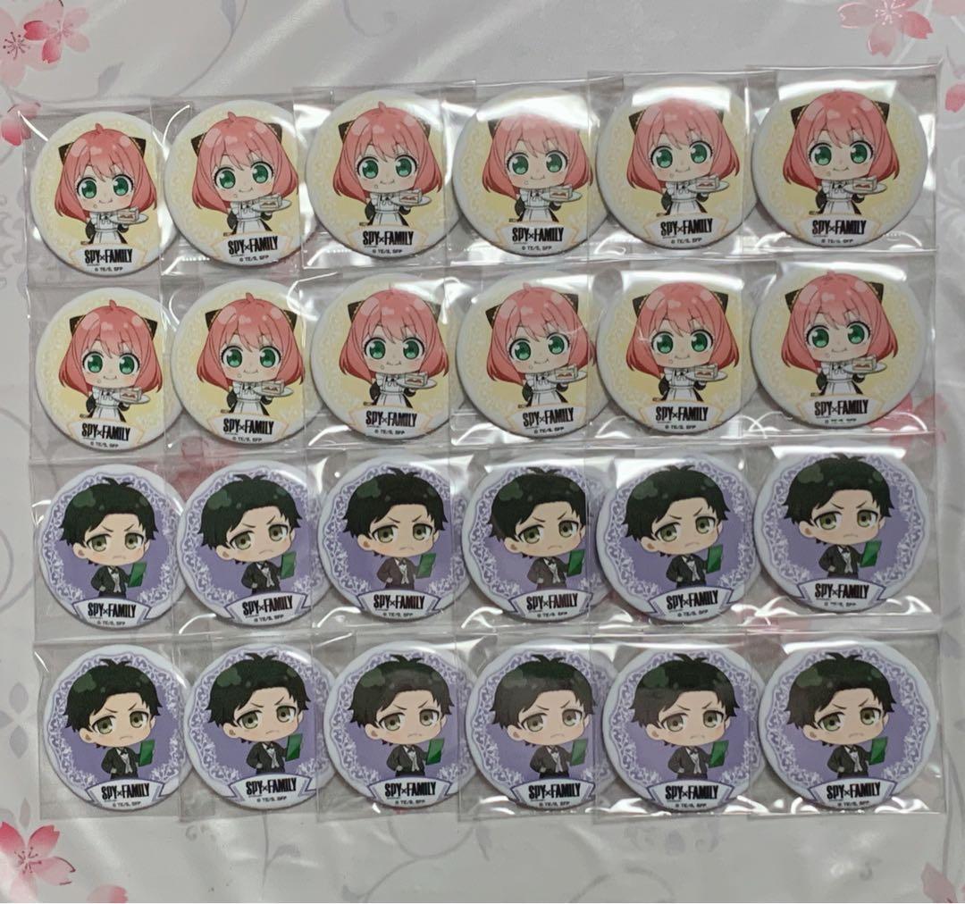 スパイファミリー アーニャ ダミアン カフェ 缶バッジ 24点セット