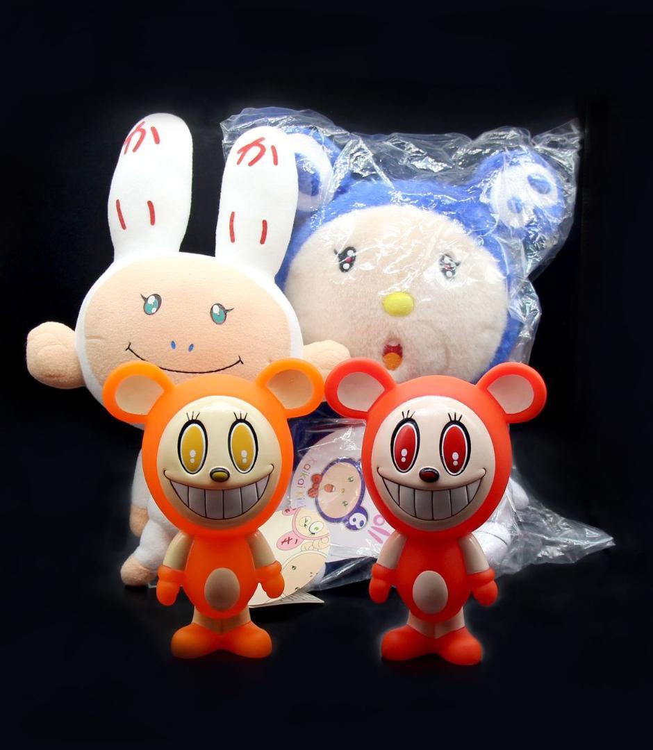 【村上隆】カイカイキキ,DOB君, Mr.Tick ソフビ,ぬいぐるみレアセット