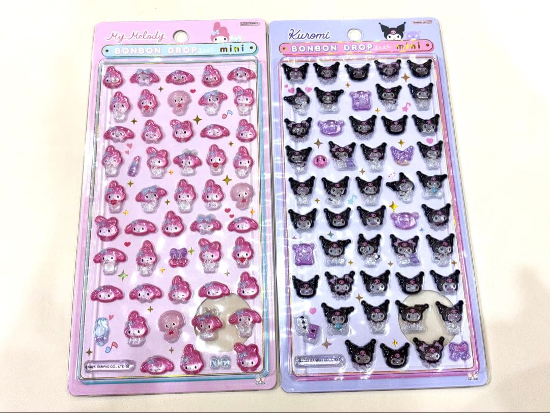 【正規品】サンリオ ボンボンドロップシール ミニ 8種 セット