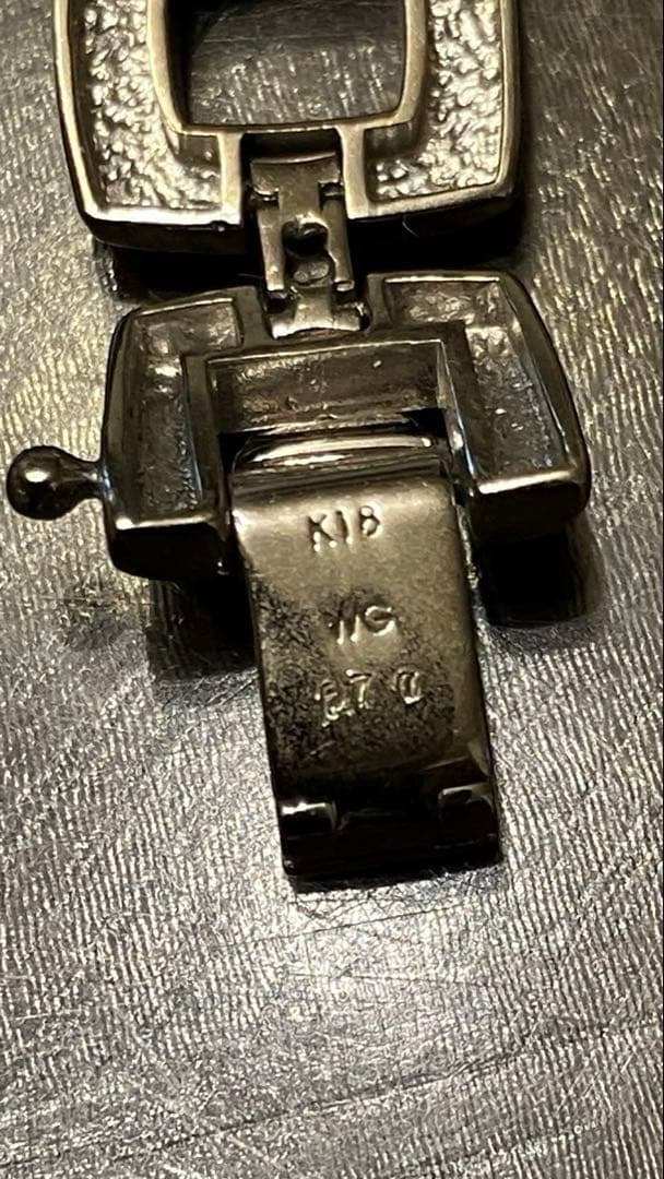 18K WG ダイヤ付きブレスレット