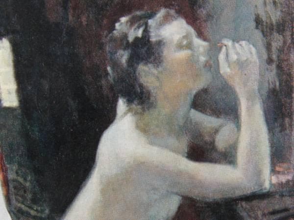 小磯良平、【裸婦】、希少な限定額装用画集画、新品高級額 額装付