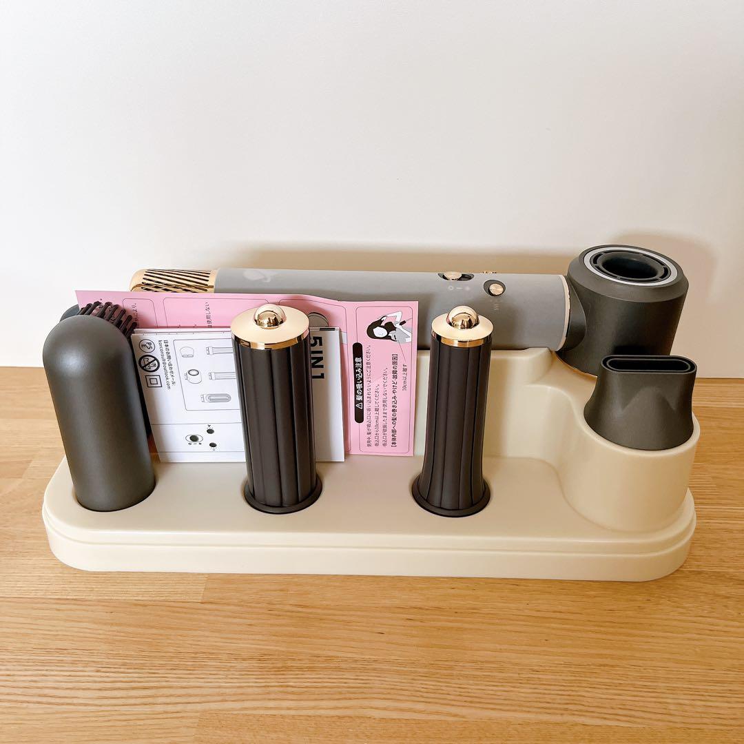 ドライヤー 大風量 速乾 1台5役 カールドライヤー 軽量 収納ボックス付