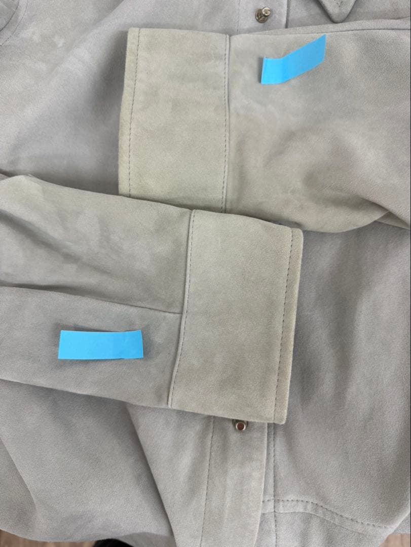 カビちゃんさま専用 エンメティ EMMETI レザージャケット 46 グレー