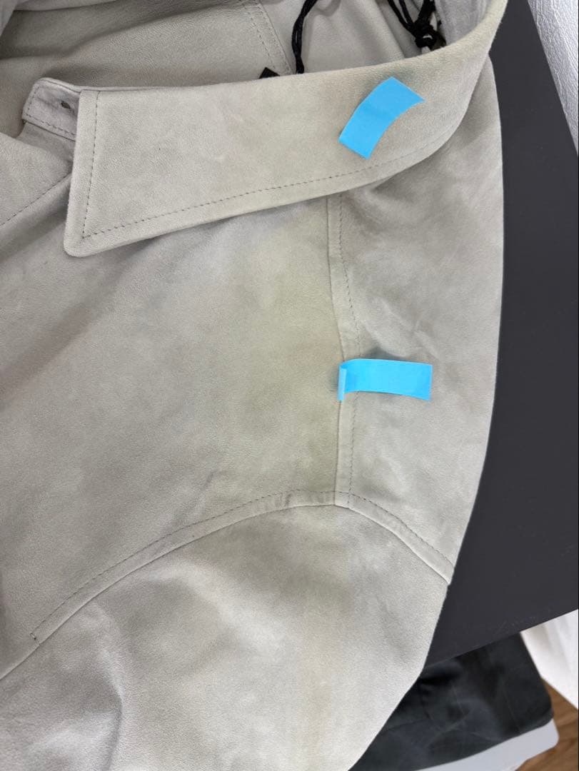 カビちゃんさま専用 エンメティ EMMETI レザージャケット 46 グレー