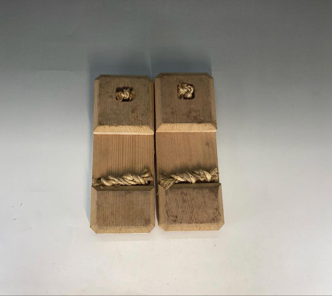 【中古品】露地下駄　駒下駄　3足セット②（紙箱）USED〈税込•送料込〉