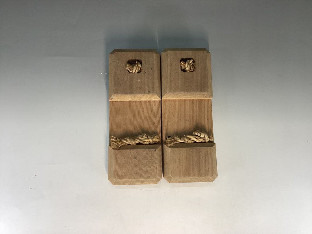 【中古品】露地下駄　駒下駄　3足セット②（紙箱）USED〈税込•送料込〉