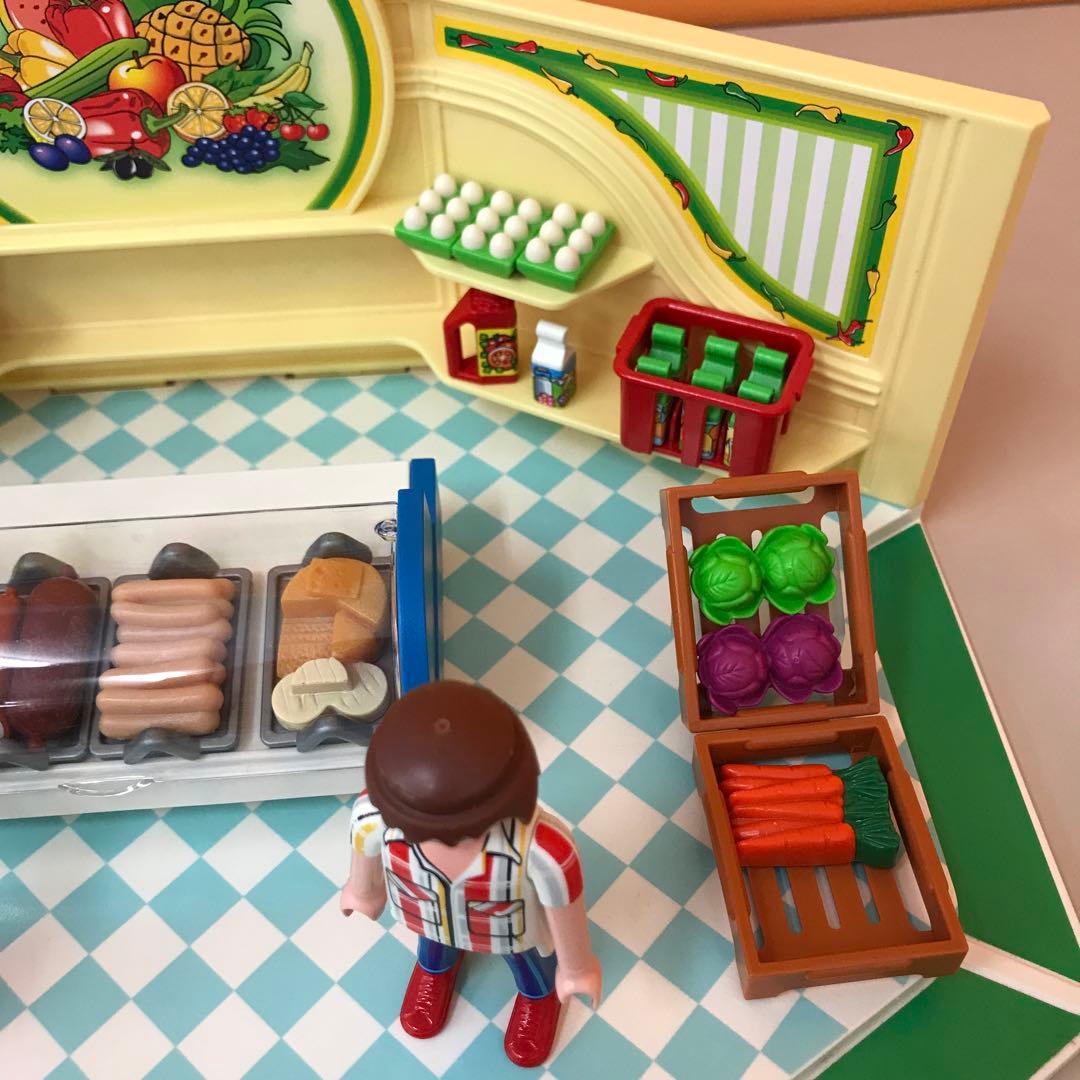 【絶版】Playmobil プレイモービル 食料品店 9403