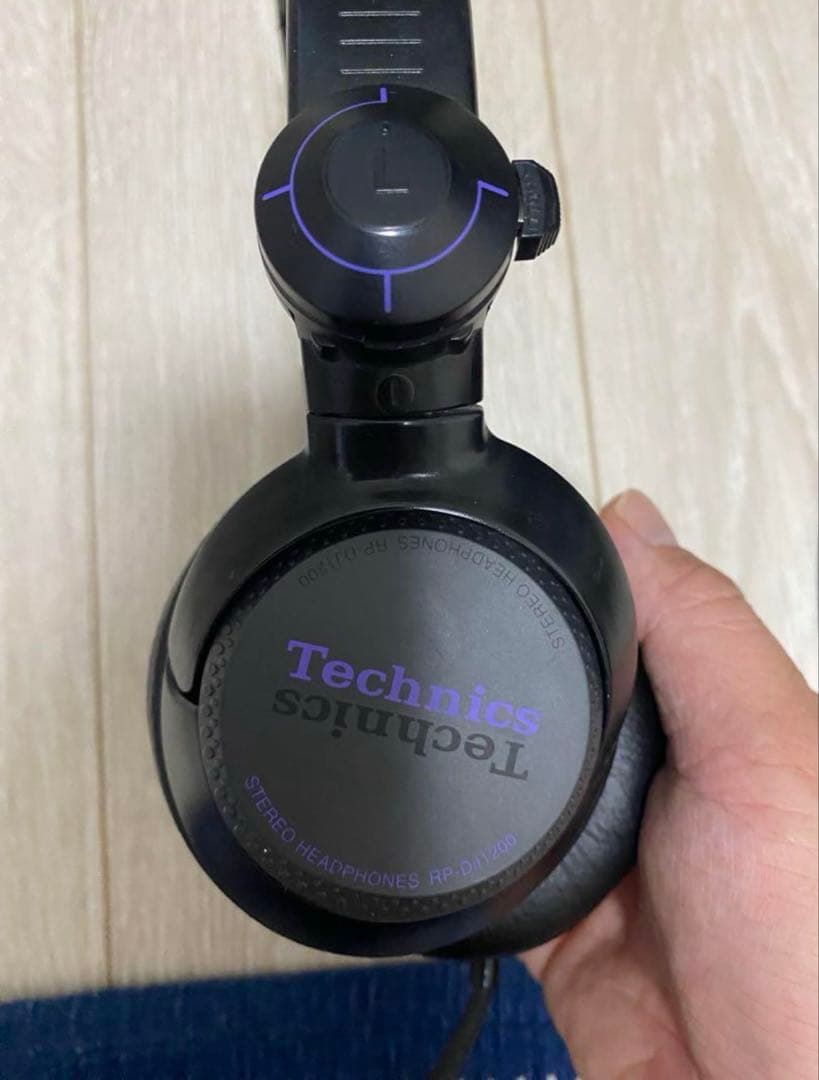 希少品、当時物Technics RP-DJ1200ステレオヘッドフォン 有線