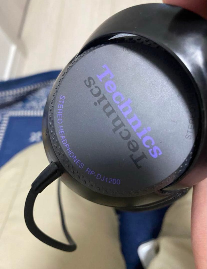 希少品、当時物Technics RP-DJ1200ステレオヘッドフォン 有線