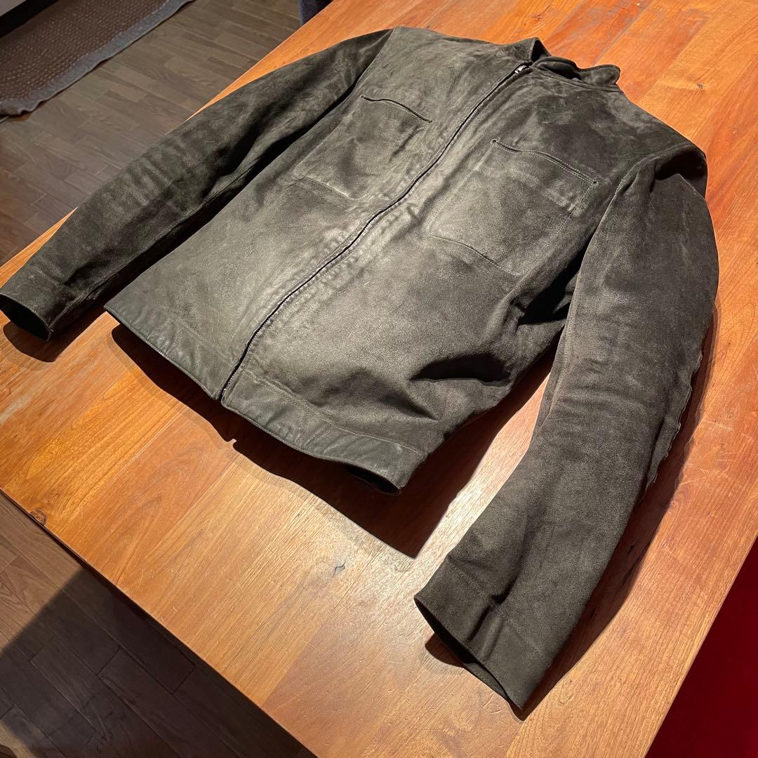 GUCCI グッチ シングルライダース 黒スウェード 46 トムフォード期 希少