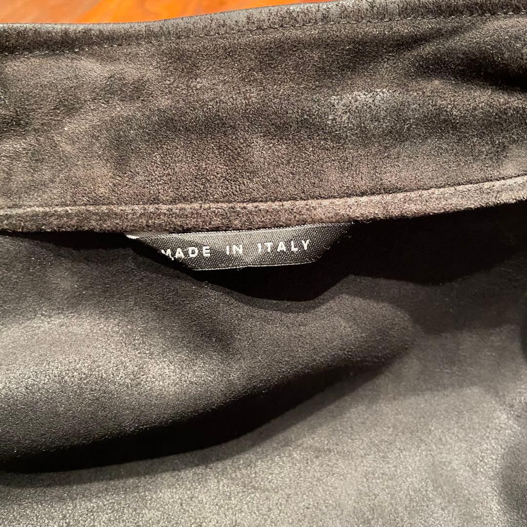 GUCCI グッチ シングルライダース 黒スウェード 46 トムフォード期 希少