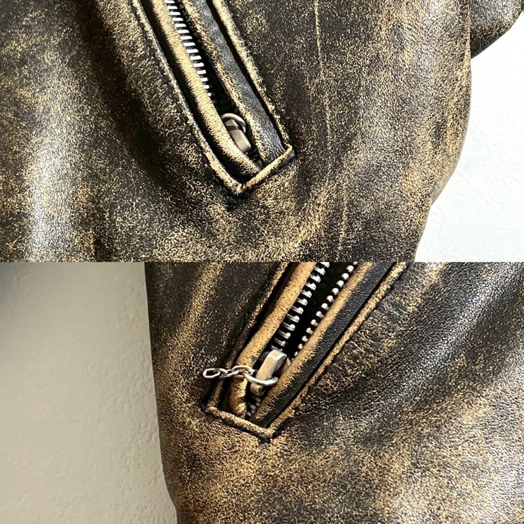 【超希少】Lee TREVOR カウレザージャケット 2XLサイズ キルティング