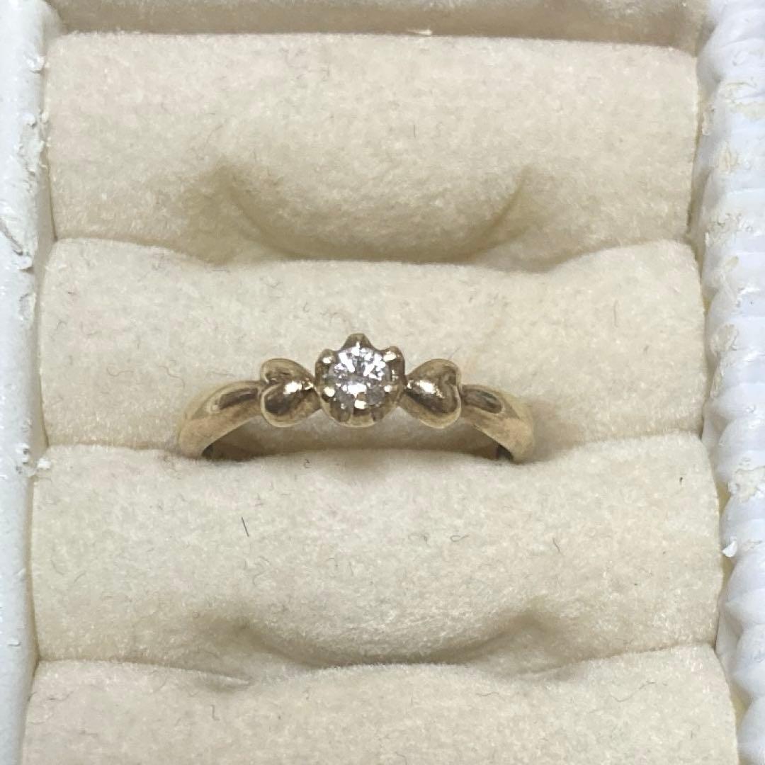 ジュエリーマキ k9 ダイヤモンド　ゴールド　リング