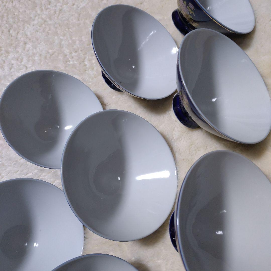 九谷焼　古九谷　茶碗　9つ