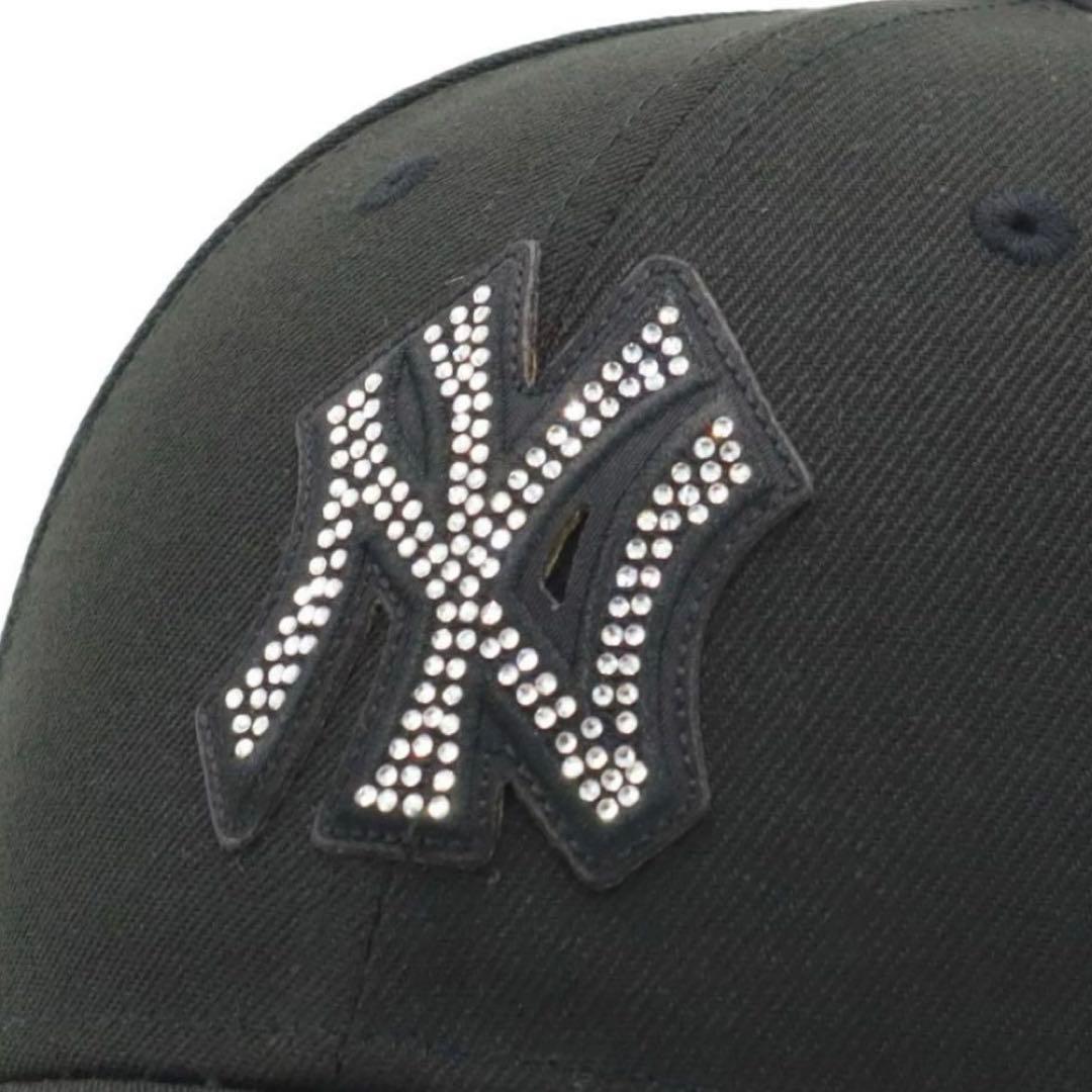 ニューエラ 9FORTY MLB RHINESTONE NY 黒　ラインストーン