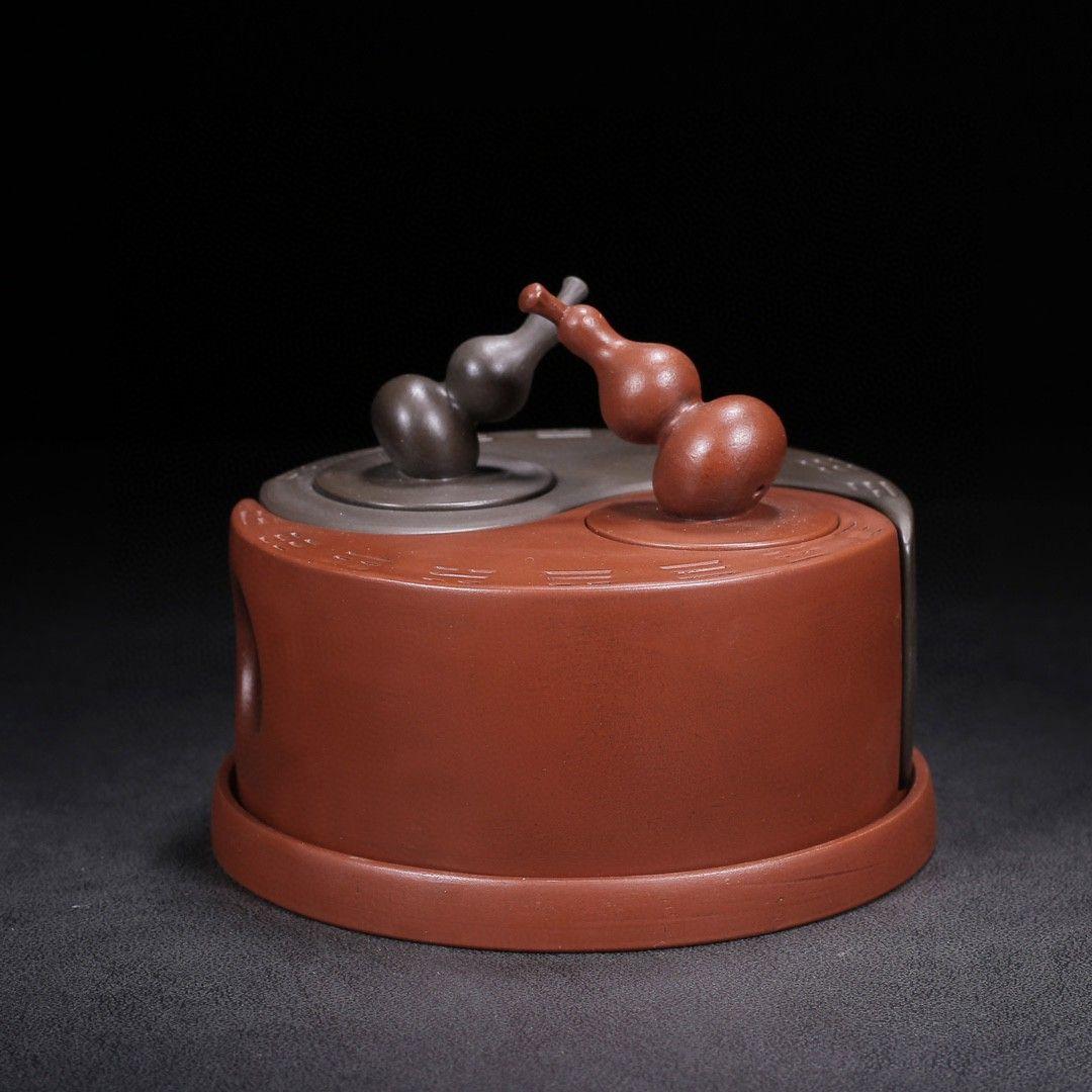 宜興紫砂壷 太極壺 茶道具 煎茶道具 工芸品 美術品 置物