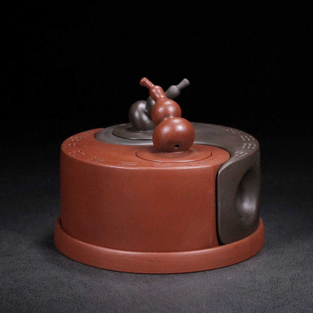 宜興紫砂壷 太極壺 茶道具 煎茶道具 工芸品 美術品 置物