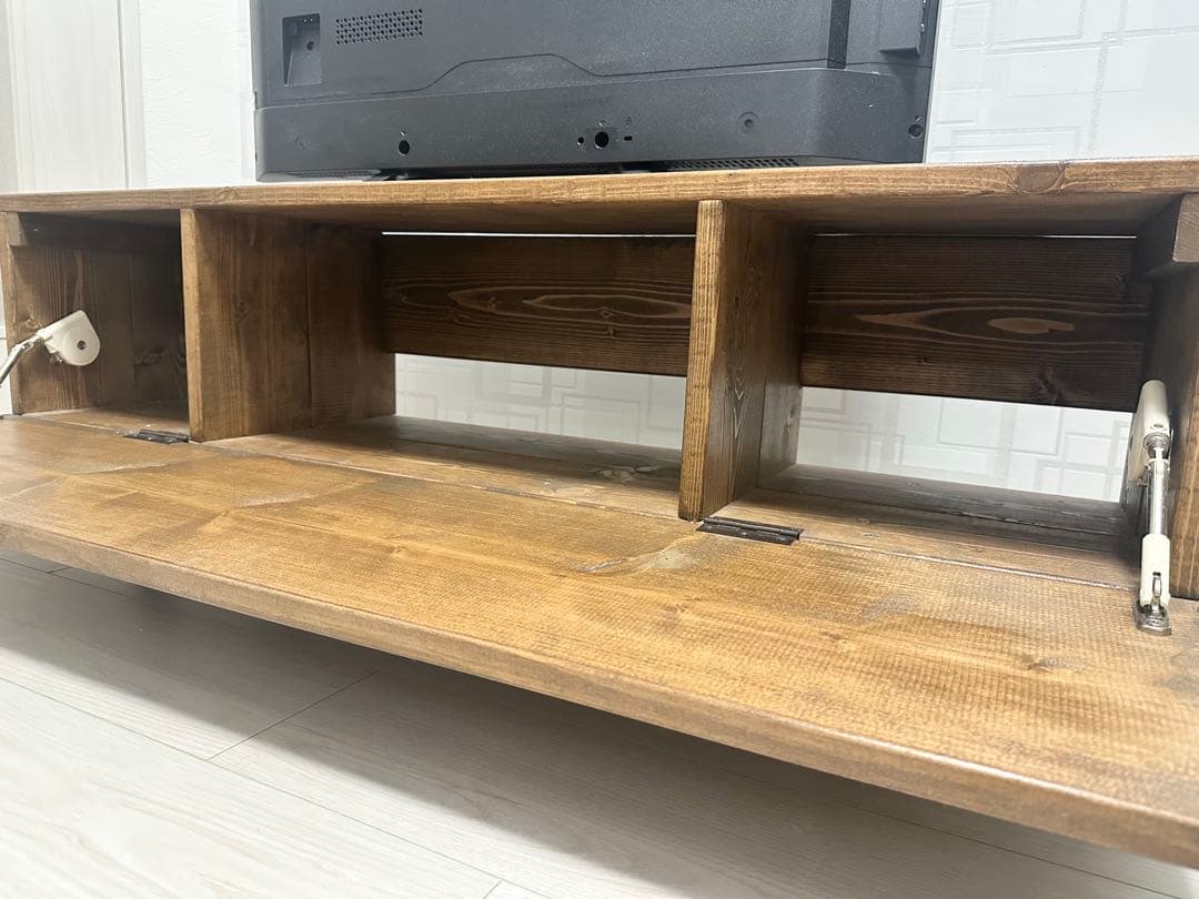 ハンドメイド　テレビボード ウォルナット