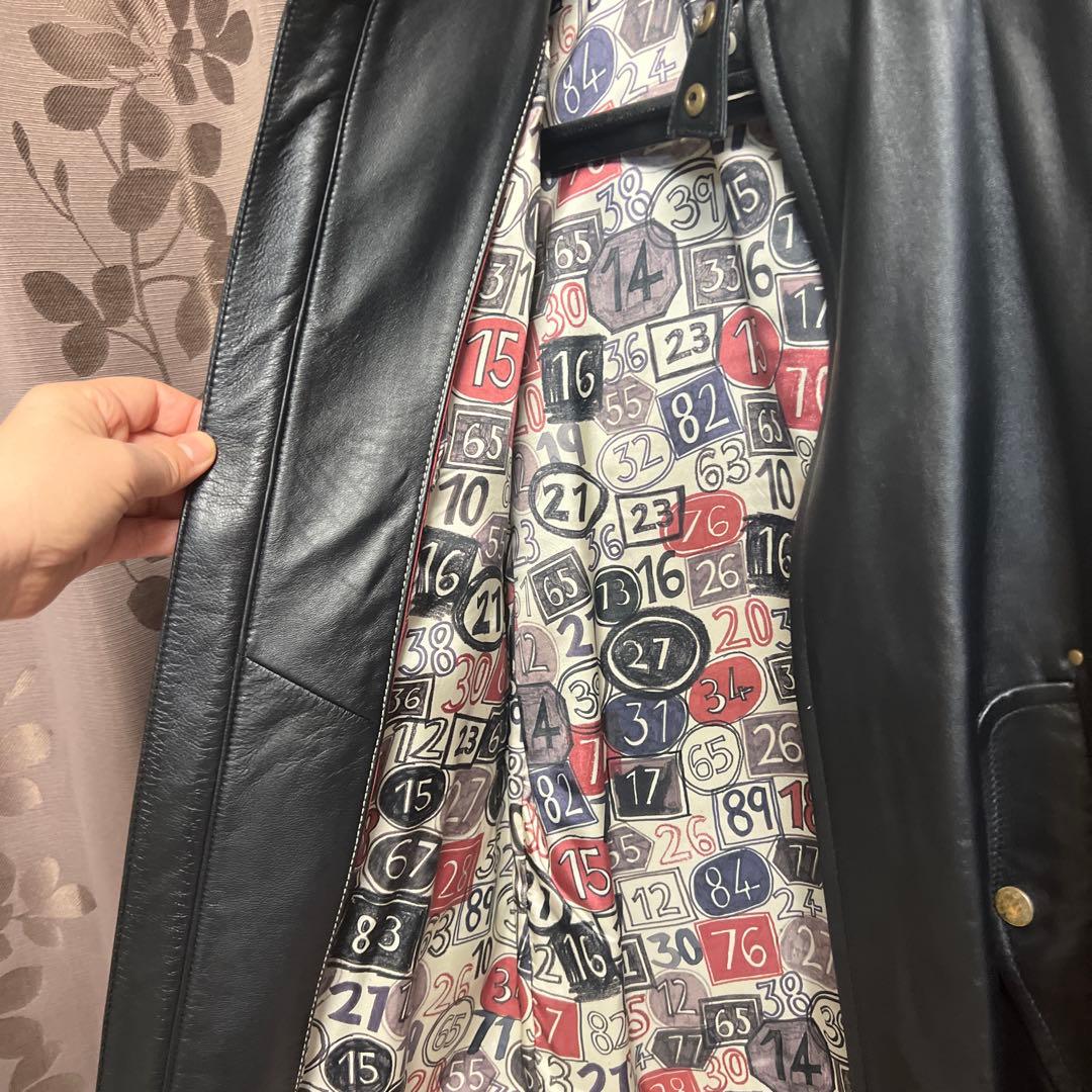 最終値下げ　 Paul Smith レザージャケット　ラムレザー L ブラック