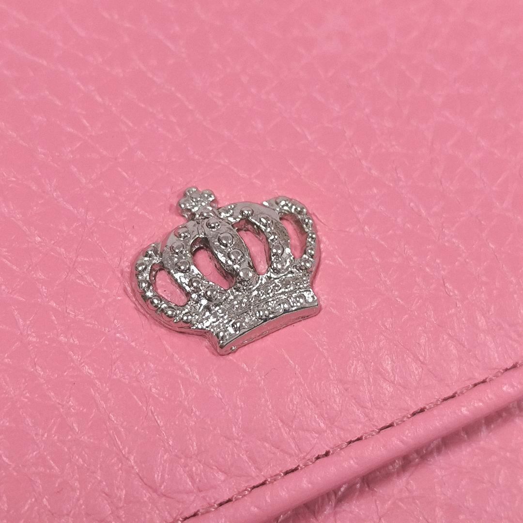 【lightone様】傳濱野　カードが最大40枚二つ折財布リトロ　コーラルピンク