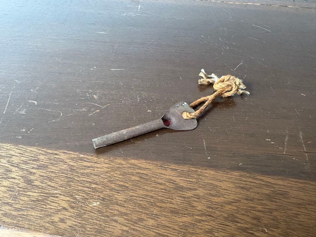 木製2段タンス 鍵付き アンティーク レトロ